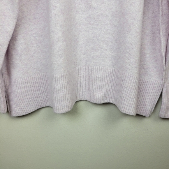 Aerie Unreal Sweater in Lavender Dawn Size S Oversized Drop-Shoulder Cozy Comfy - Picture 5 of 10